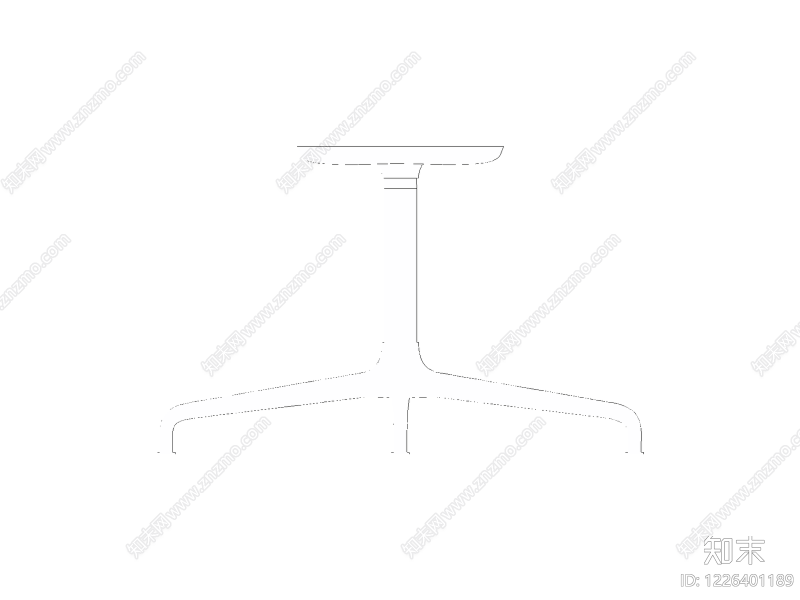 椅子cad施工图下载【ID:1226401189】