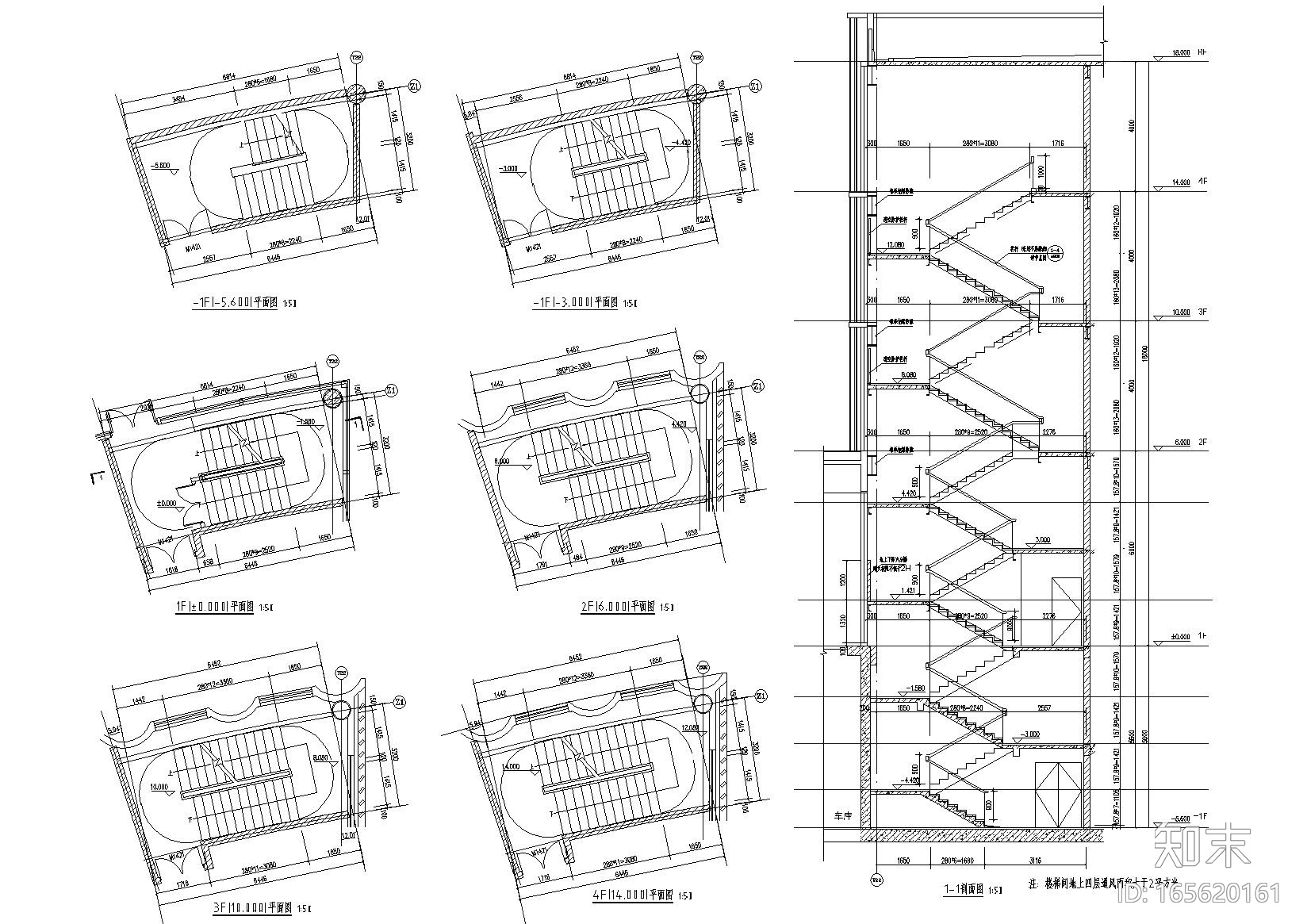 [上海]临港奉贤园区综合服务中心建筑施工图cad施工图下载【ID:165620161】