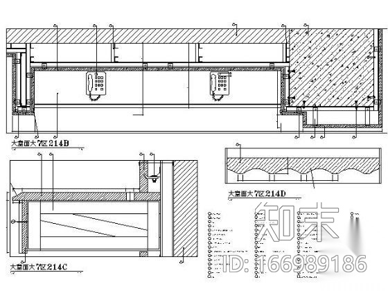 涉外商务酒店大堂施工图cad施工图下载【ID:166989186】