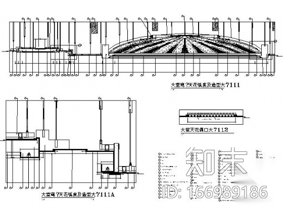 涉外商务酒店大堂施工图cad施工图下载【ID:166989186】