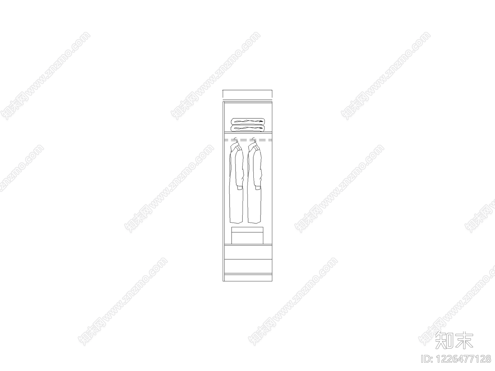 柜子cad施工图下载【ID:1226477128】