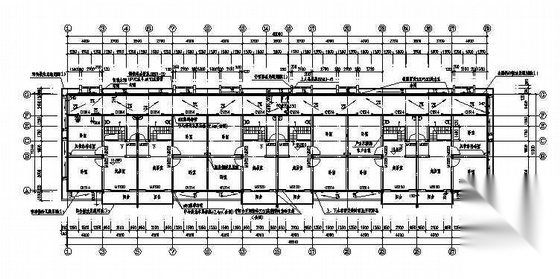 某多层住宅楼（半地下车库）建施图cad施工图下载【ID:166830168】