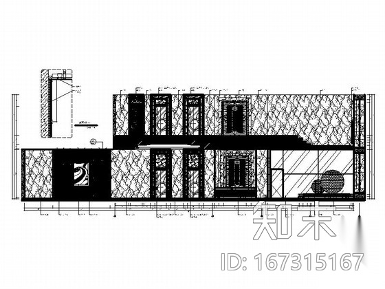 [福清]高档混搭风格涉外商务酒店设计装修图（含效果）cad施工图下载【ID:167315167】