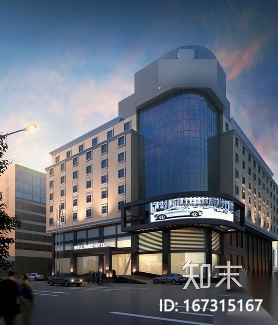 [福清]高档混搭风格涉外商务酒店设计装修图（含效果）cad施工图下载【ID:167315167】