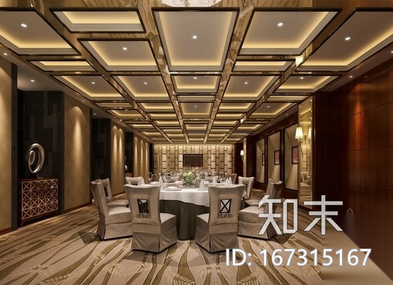 [福清]高档混搭风格涉外商务酒店设计装修图（含效果）cad施工图下载【ID:167315167】