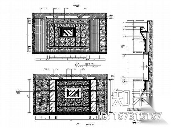 [福清]高档混搭风格涉外商务酒店设计装修图（含效果）cad施工图下载【ID:167315167】