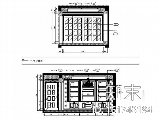 [嘉兴]法式三层别墅样板间室内装修图（含实景）cad施工图下载【ID:161743194】