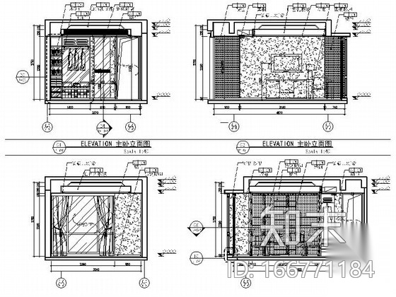 [广东]港式三居室室内装修图（含实景）cad施工图下载【ID:166771184】