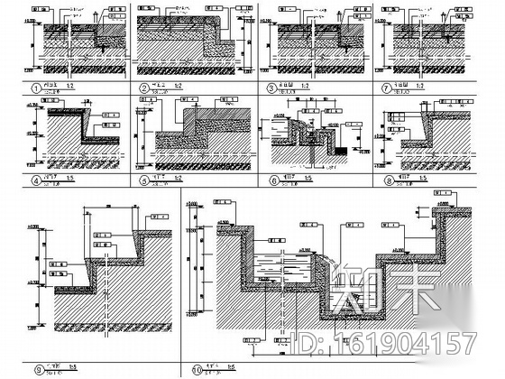 [云南]豪华五星级酒店全日餐厅室内装修施工图cad施工图下载【ID:161904157】