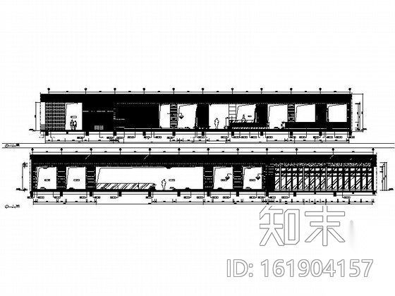 [云南]豪华五星级酒店全日餐厅室内装修施工图cad施工图下载【ID:161904157】