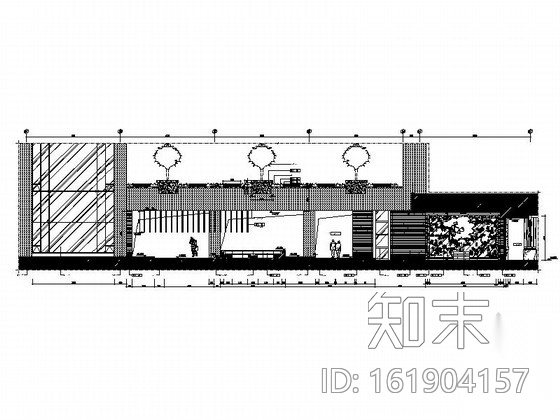 [云南]豪华五星级酒店全日餐厅室内装修施工图cad施工图下载【ID:161904157】