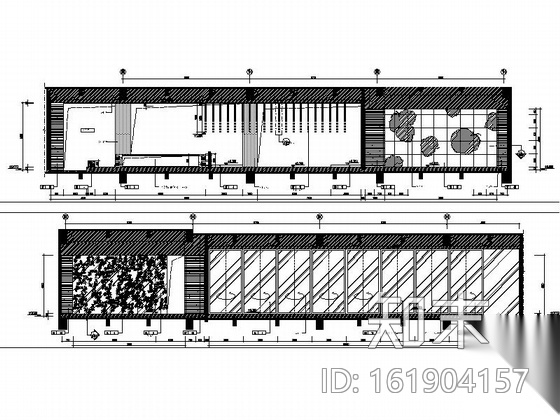 [云南]豪华五星级酒店全日餐厅室内装修施工图cad施工图下载【ID:161904157】