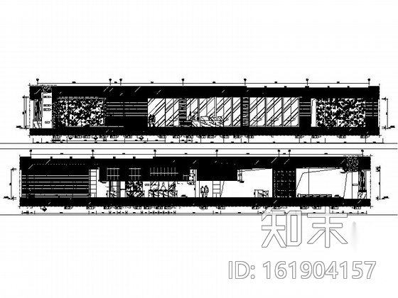 [云南]豪华五星级酒店全日餐厅室内装修施工图cad施工图下载【ID:161904157】