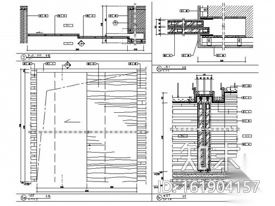 [云南]豪华五星级酒店全日餐厅室内装修施工图cad施工图下载【ID:161904157】