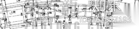 某大门及围墙建筑设计方案cad施工图下载【ID:167527195】