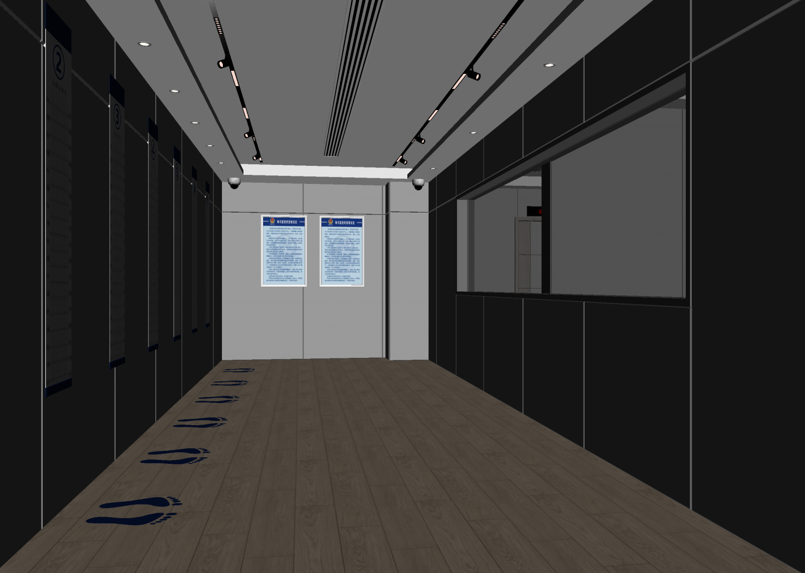 现代走廊3D模型下载【ID:1214834856】