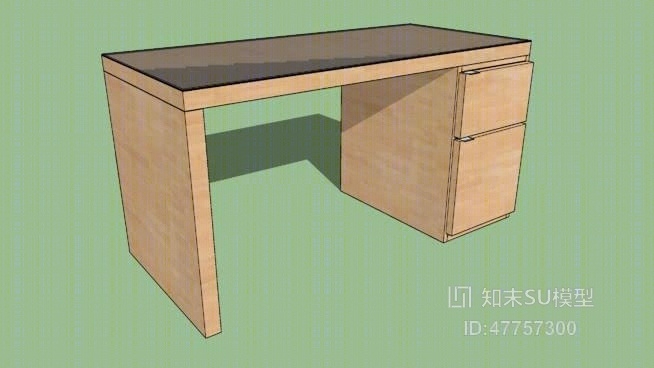 电脑桌SU模型下载【ID:47757300】