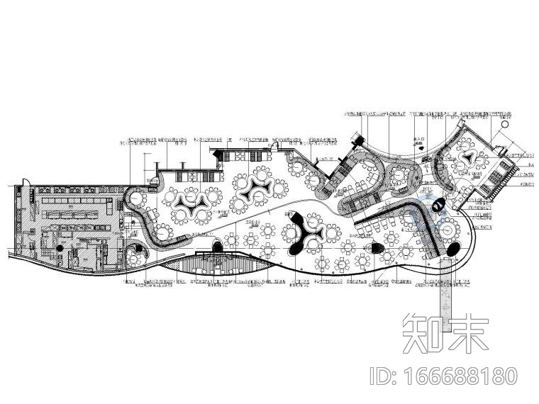 [浙江]万象城外婆家餐饮空间设计施工图（附效果图）cad施工图下载【ID:166688180】