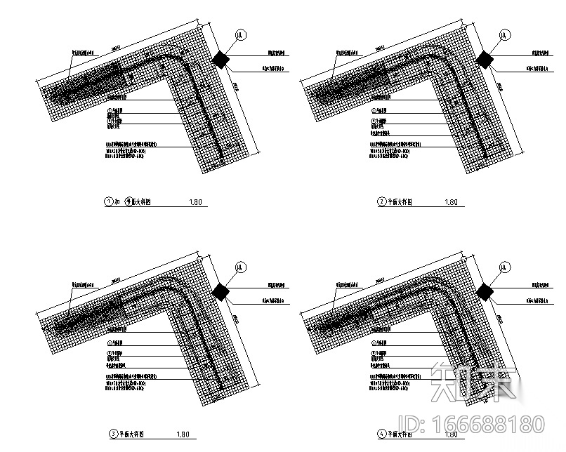 [浙江]万象城外婆家餐饮空间设计施工图（附效果图）cad施工图下载【ID:166688180】