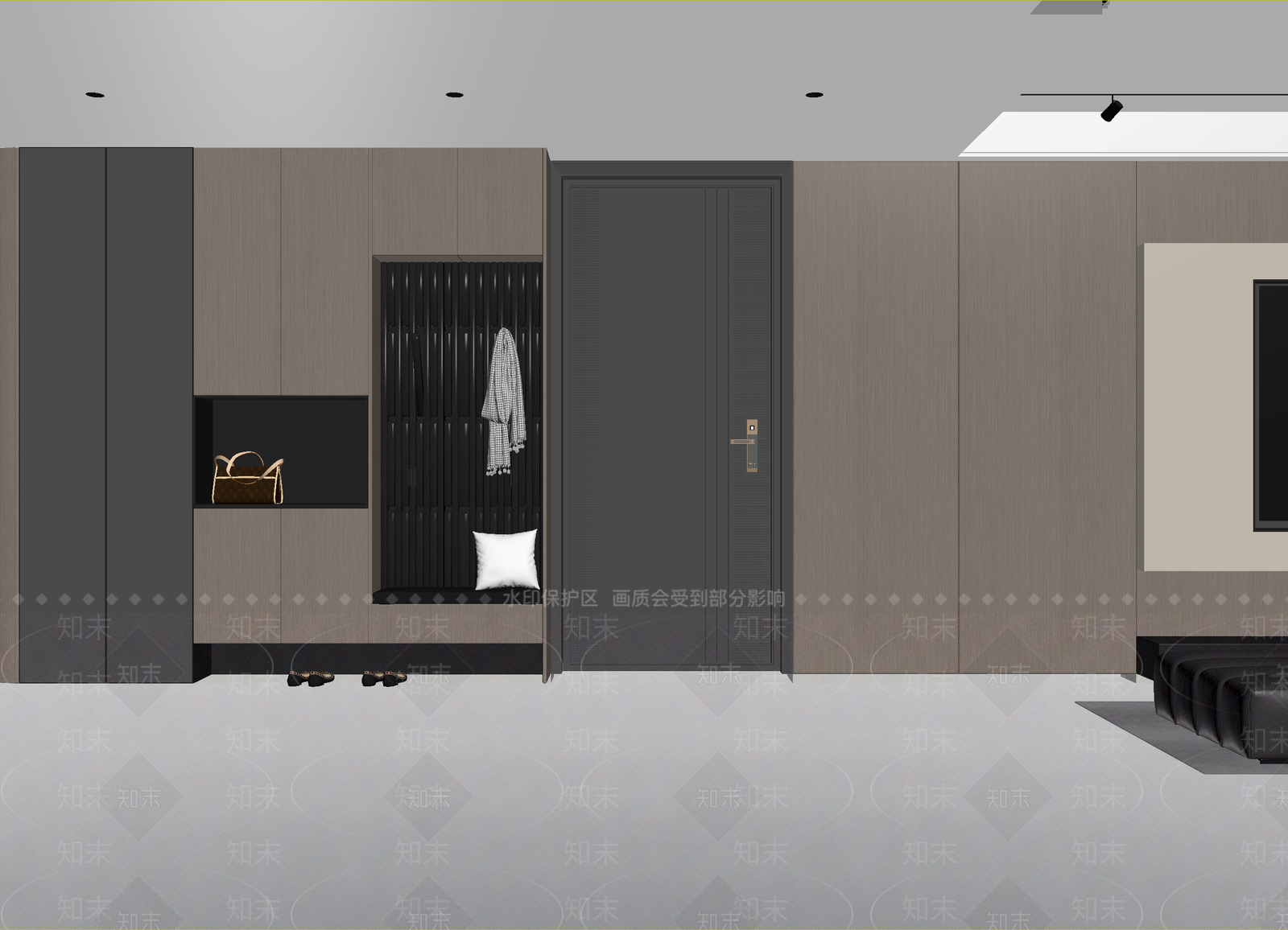 现代玄关3D模型下载【ID:1215032020】