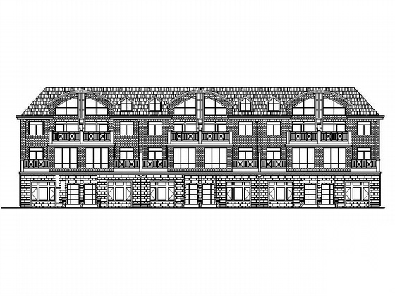 某六层坡屋一梯两户住宅楼建筑结构施工图施工图下载【ID:166216106】