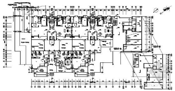 某十一层商住楼建筑施工图cad施工图下载【ID:149846195】