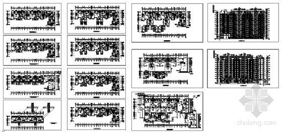 某十一层商住楼建筑施工图cad施工图下载【ID:149846195】