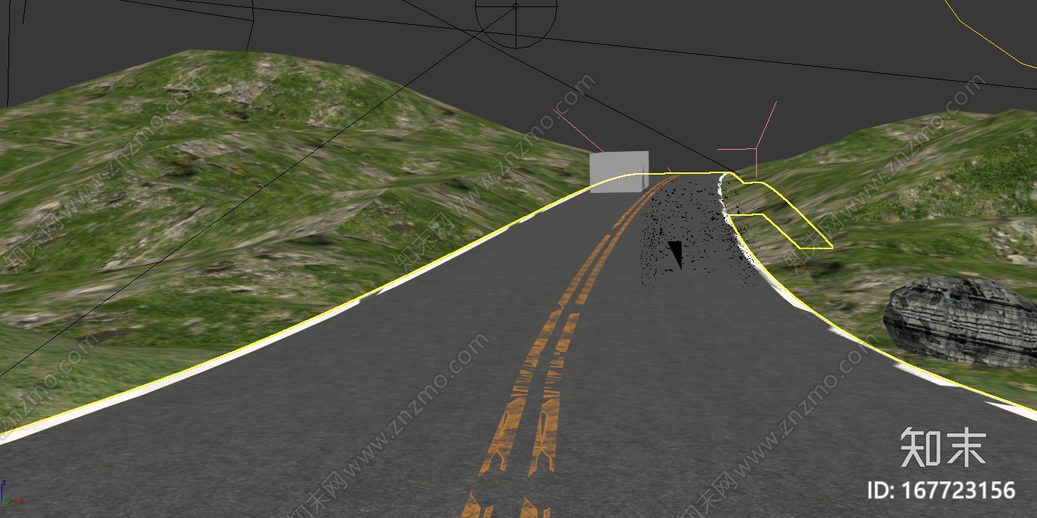 乡野道路CG模型下载【ID:167723156】