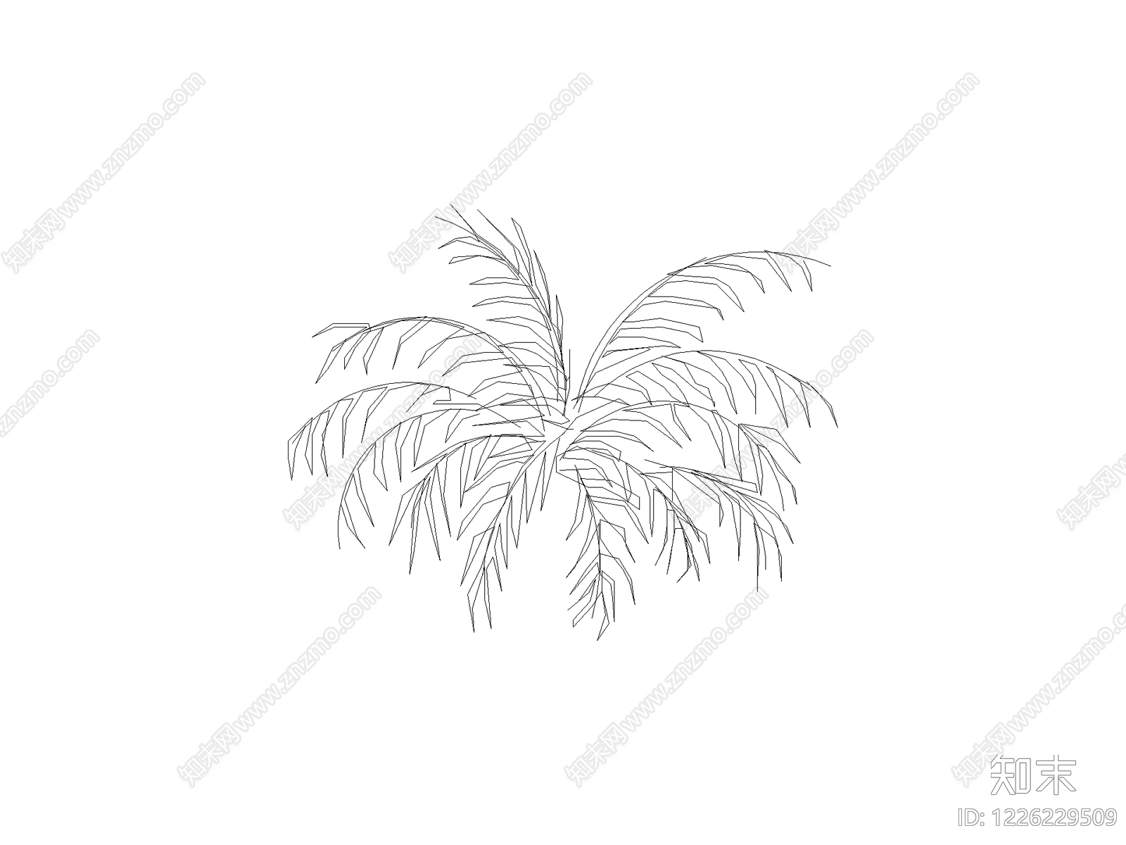 乔木种植cad施工图下载【ID:1226229509】