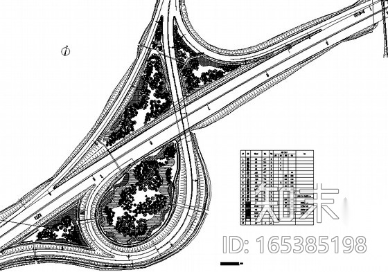 高速公路景观绿化设计方案cad施工图下载【ID:165385198】