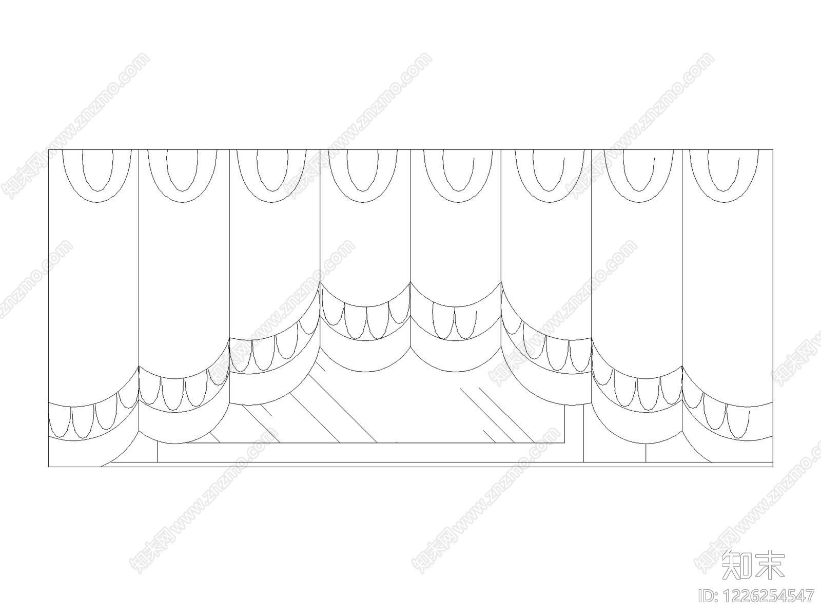 窗帘CAD图纸