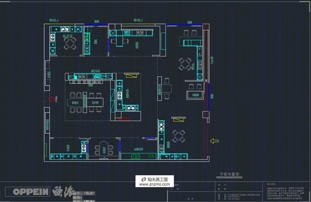 欧铂丽施工图cad施工图下载【ID:36945661】