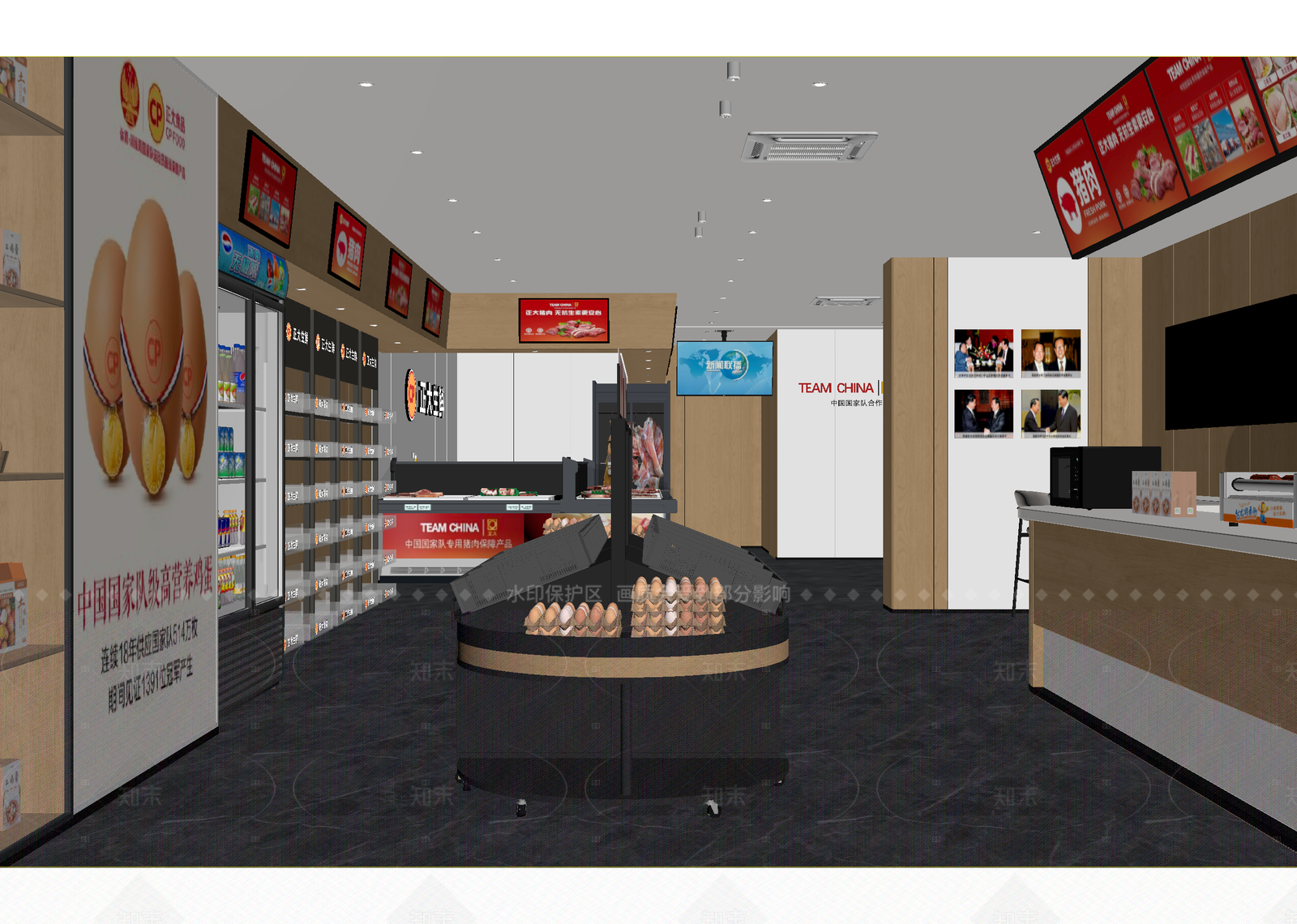 现代便利店3D模型下载【ID:1214964859】