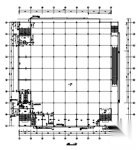 [泰安市]某花园农贸市场建筑方案图cad施工图下载【ID:165139193】