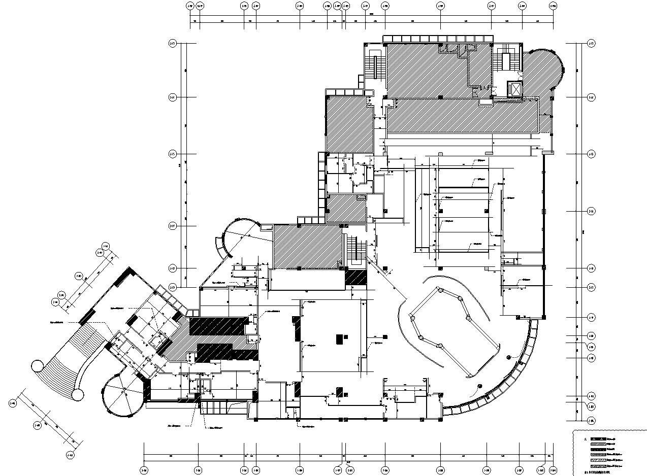 浙江温州新中式餐饮空间施工图cad施工图下载【ID:1131206485】