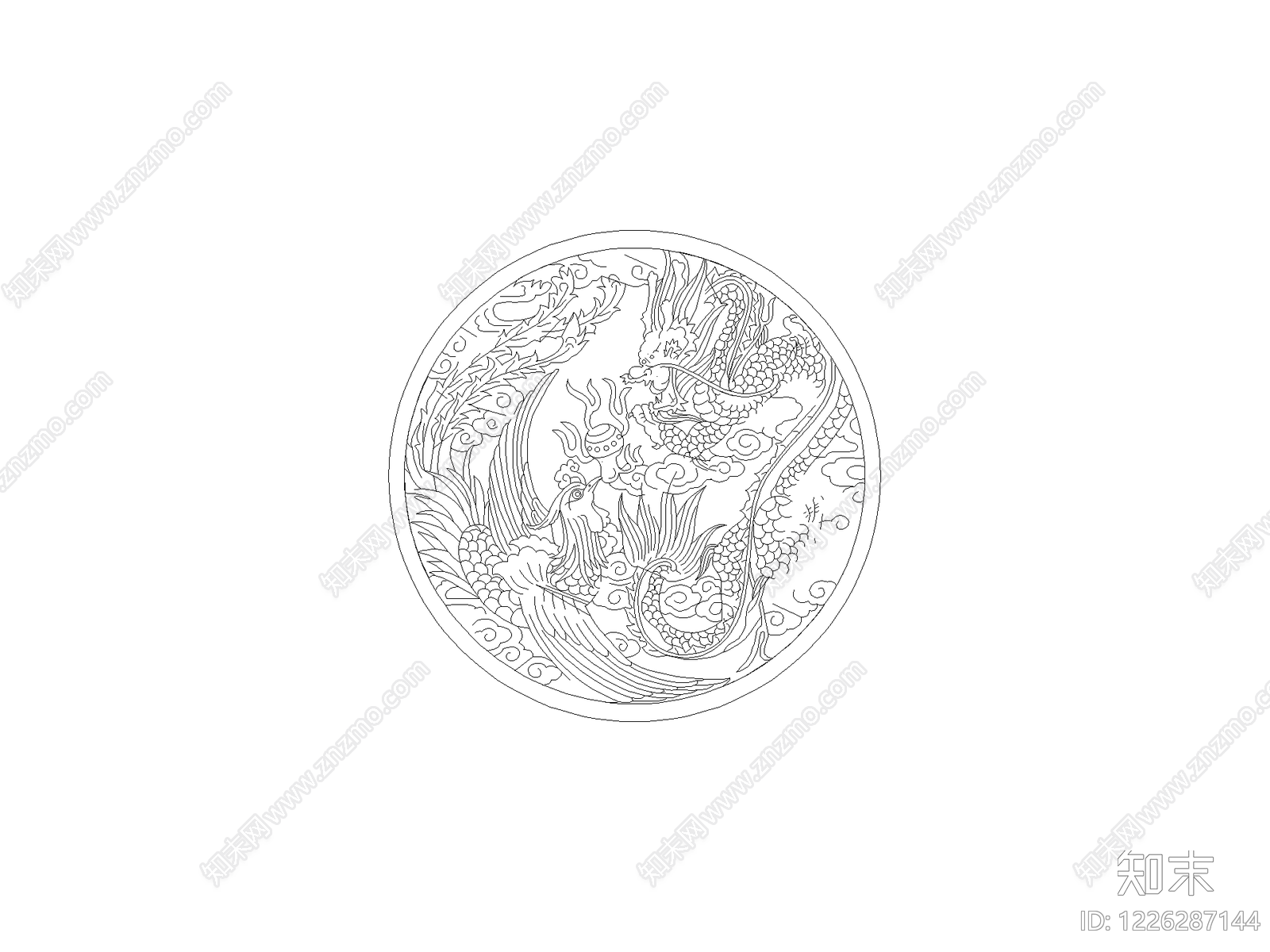 雕塑装饰构件CAD图纸