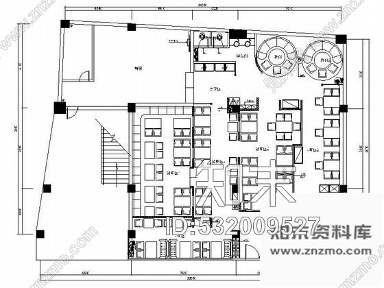 施工图特色餐饮干锅店室内装修图含效果cad施工图下载【ID:532009527】