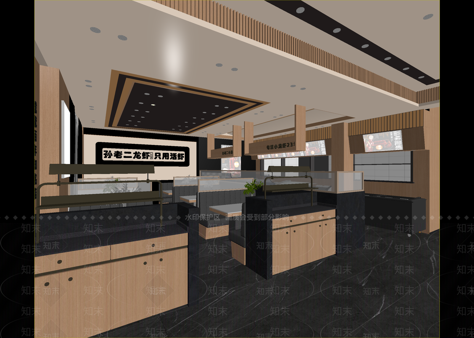 现代火锅店3D模型下载【ID:1214718139】