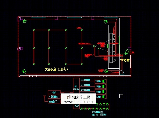 一套辦公室標準電氣強弱電圖紙,電氣設計公司出圖施工圖下載【id