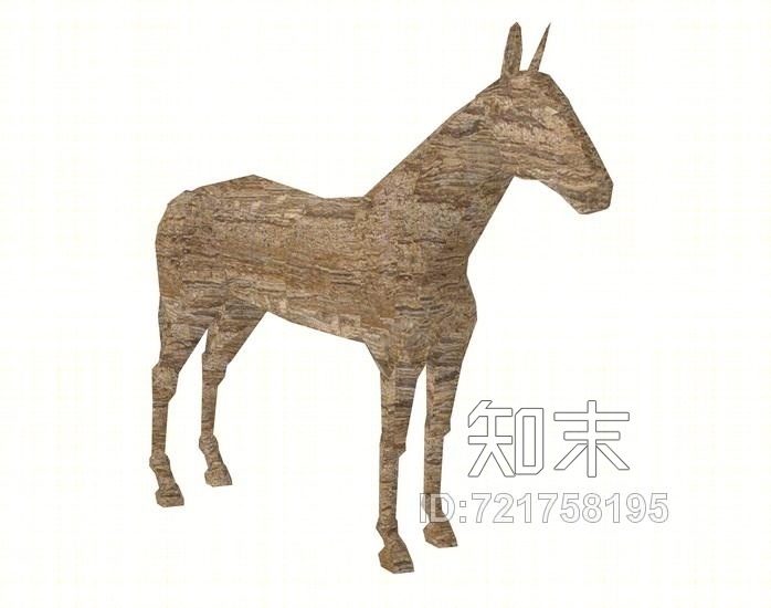 动物摆设SU模型下载【ID:721758195】