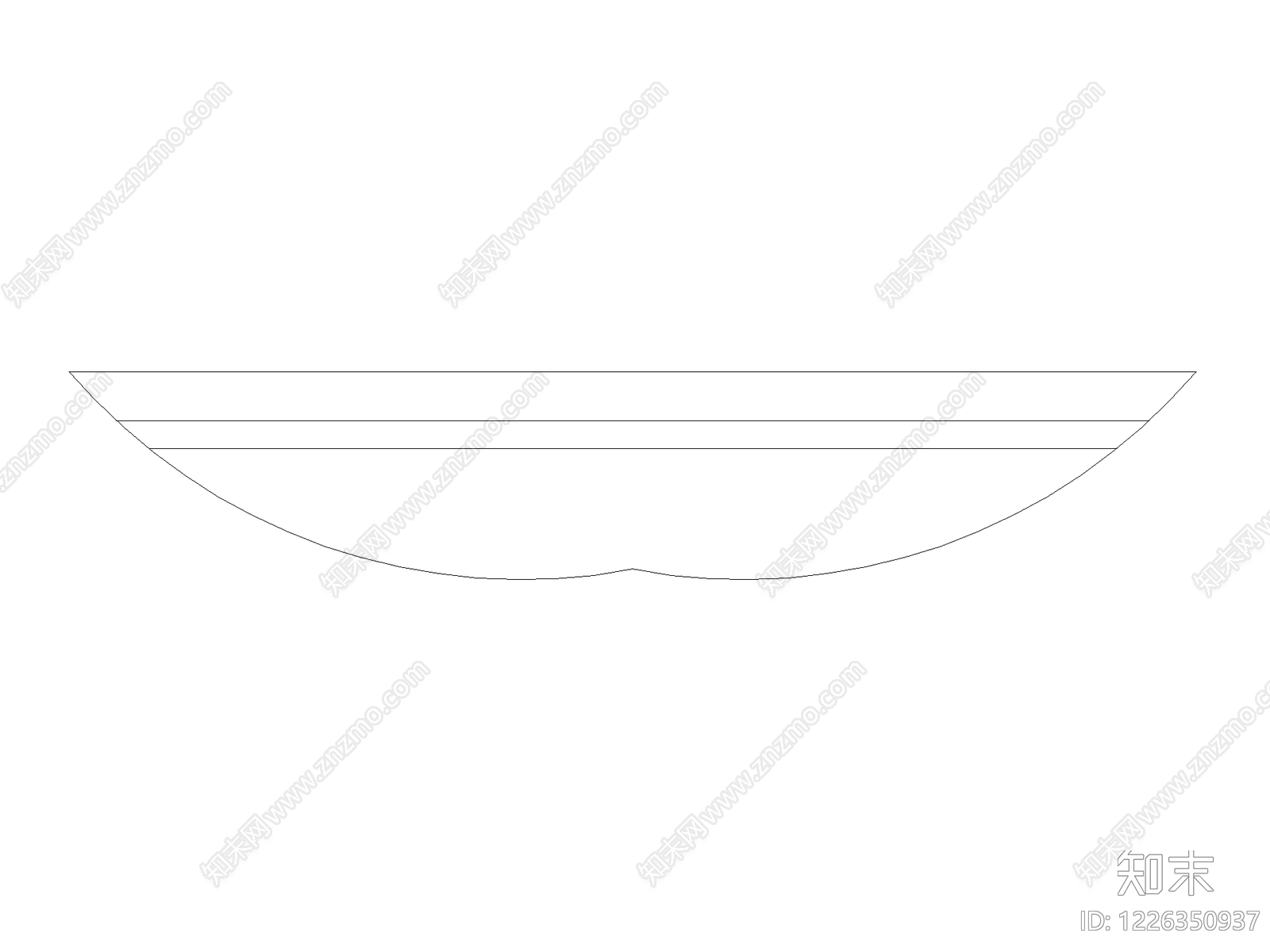 现代装饰线条CAD图纸