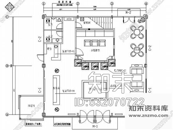 施工图北京中高档居住社区现代售楼中心施工图cad施工图下载【ID:532070722】
