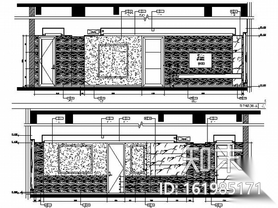 温州某酒店三间套房施工图cad施工图下载【ID:161985171】