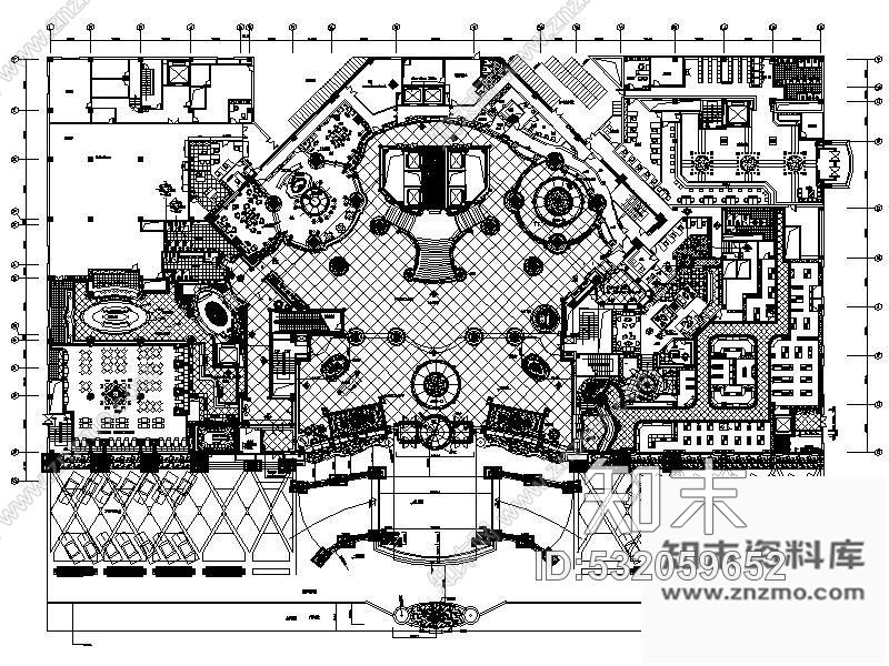 施工图沈阳五星级酒店部分施工图cad施工图下载【ID:532059652】