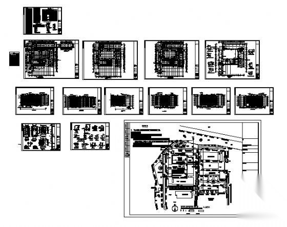 福建省某七层学校宿舍楼建筑施工图cad施工图下载【ID:149550129】