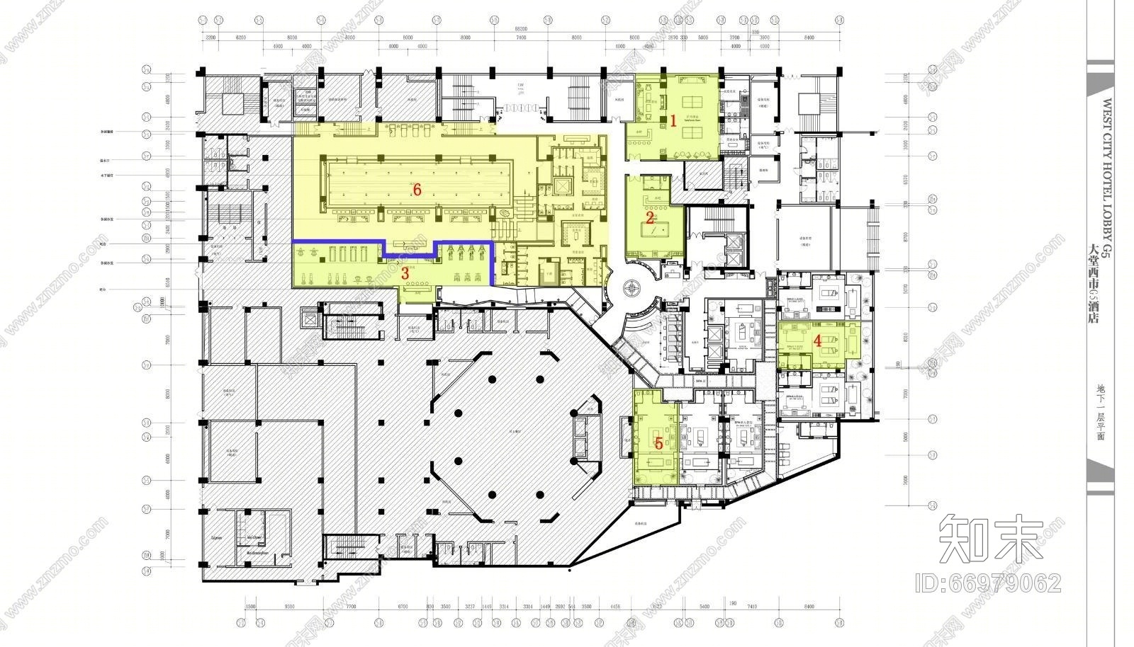 金螳螂－大唐西市G5酒店室内设计全套(CAD施工图纸)施工图下载【ID:66979062】