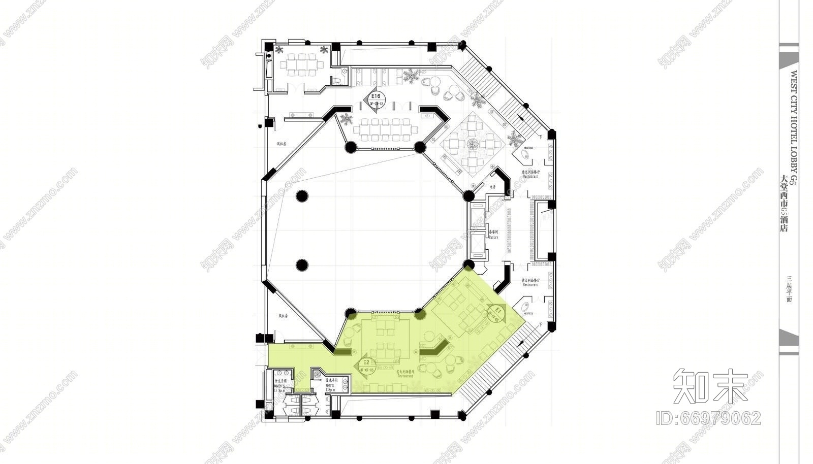 金螳螂－大唐西市G5酒店室内设计全套(CAD施工图纸)施工图下载【ID:66979062】