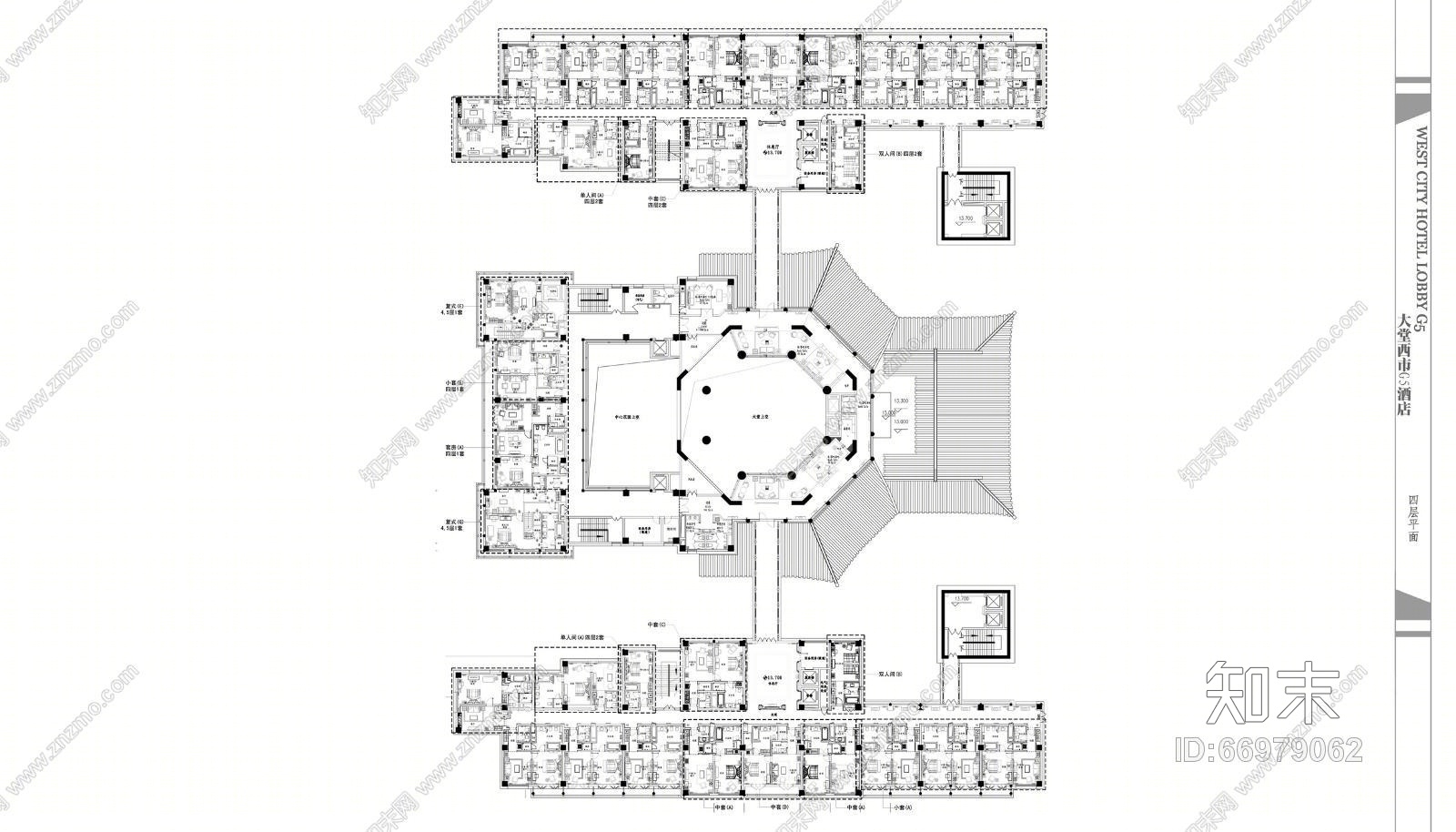 金螳螂－大唐西市G5酒店室内设计全套(CAD施工图纸)施工图下载【ID:66979062】