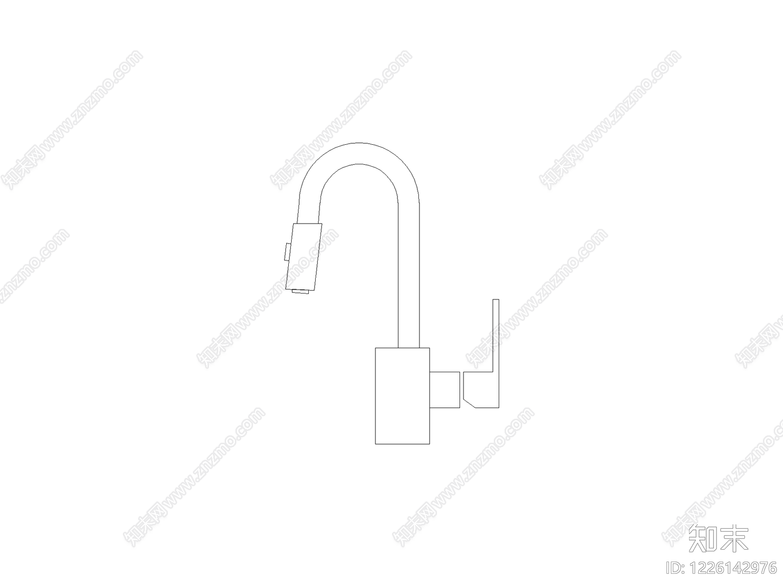厨房设施cad施工图下载【ID:1226142976】