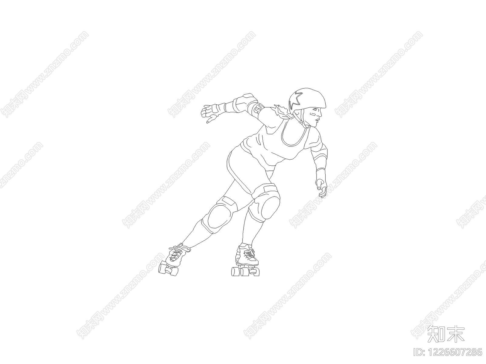 人物cad施工图下载【ID:1226607286】